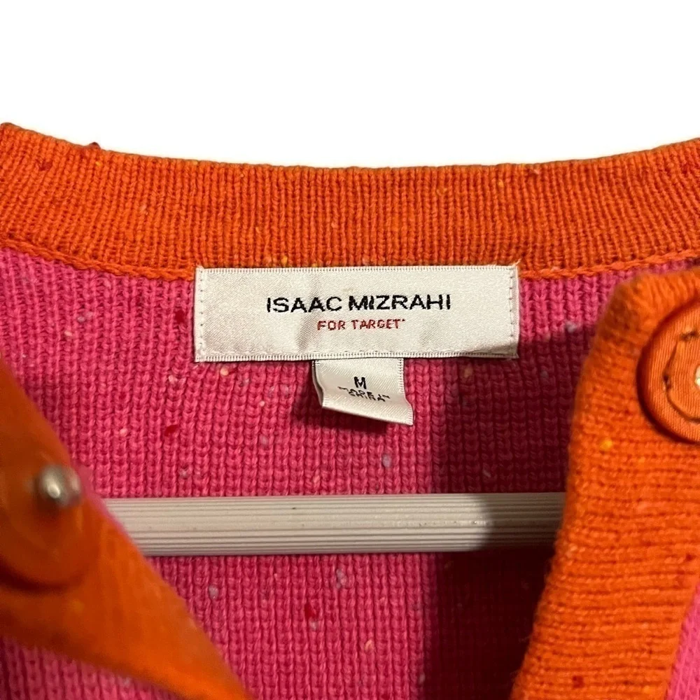 Isaac Mizrahi Pink cardigan wool blend girl sweater